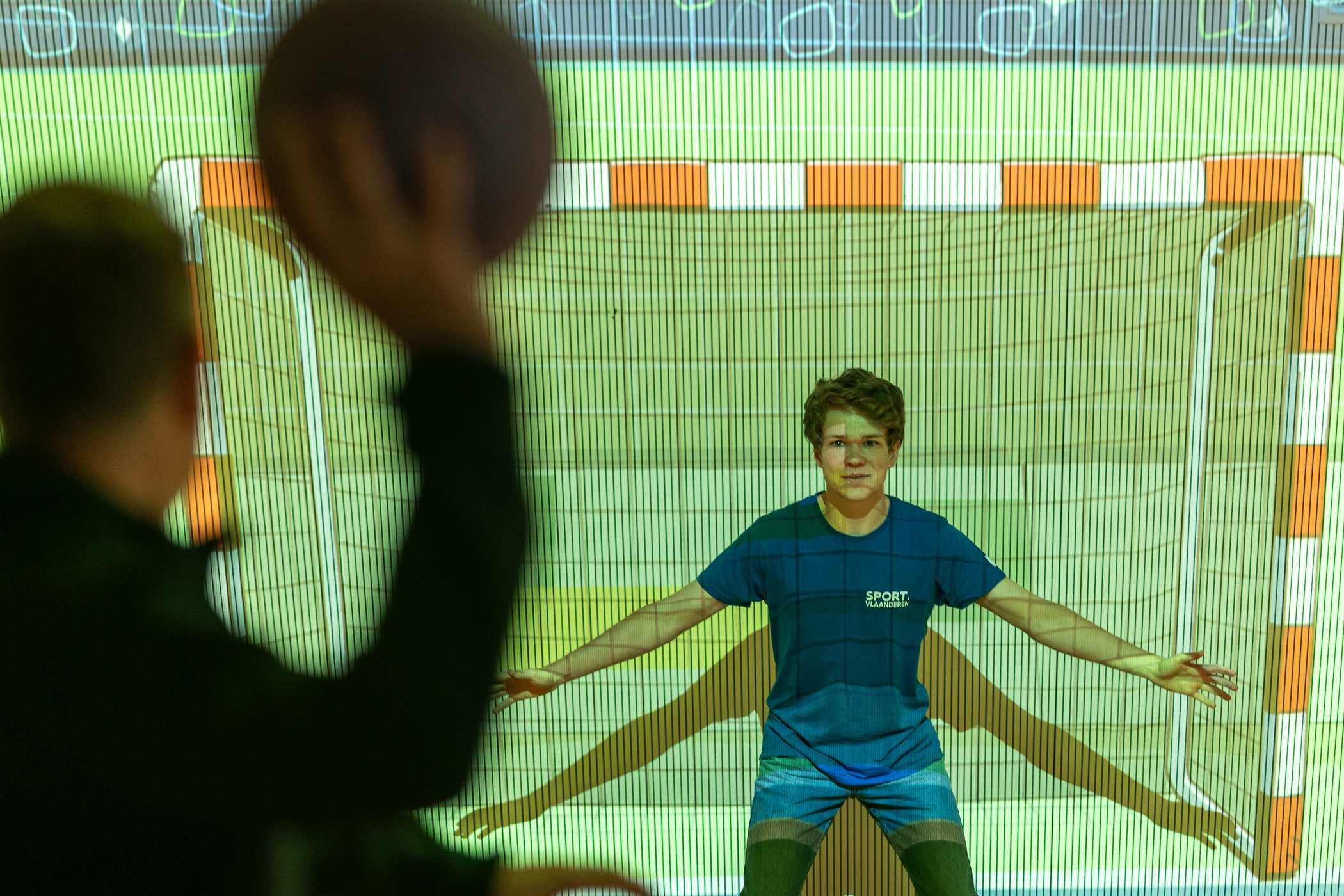 Zomershoot tijdens  de sportkampen