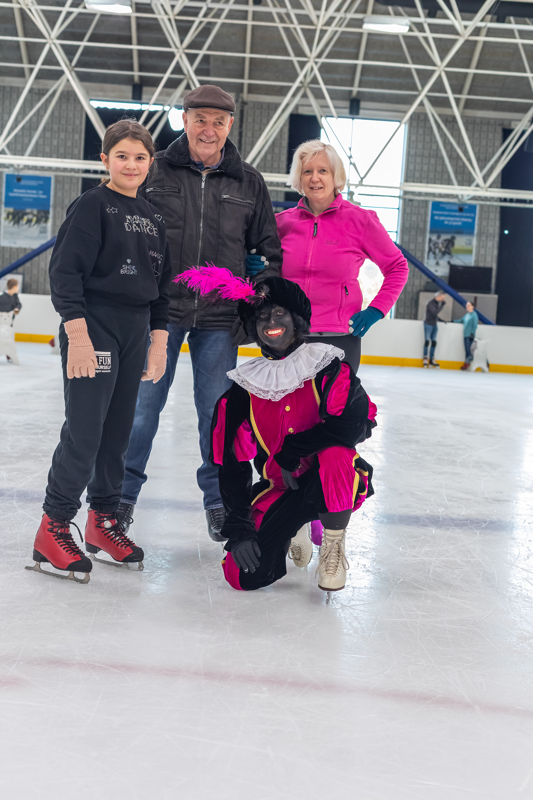 Sfeerbeelden schaatpieten Hasselt