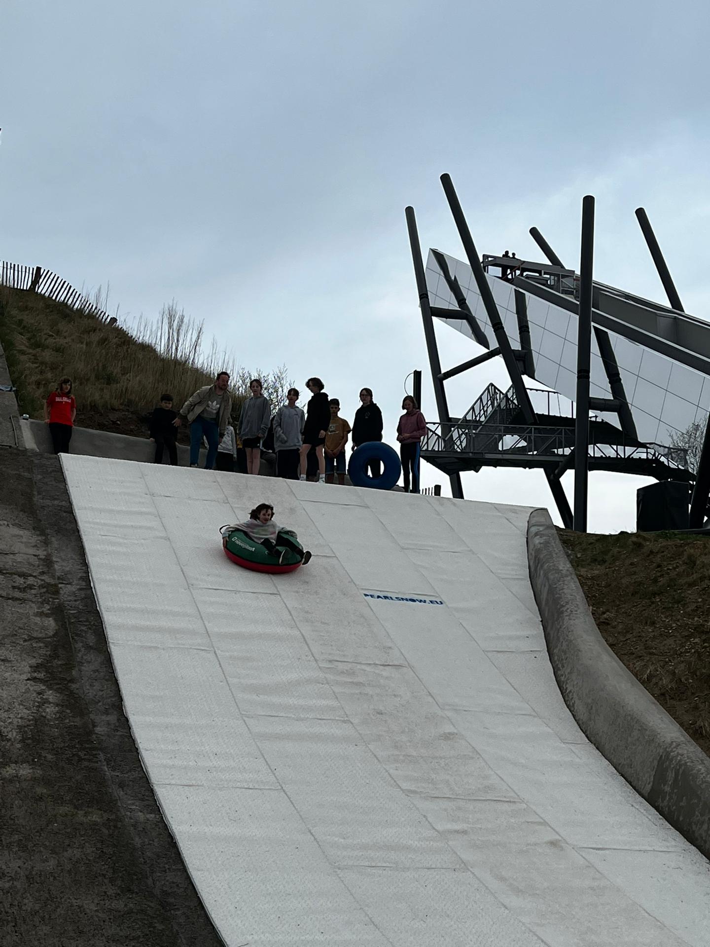 Hierop zien jullie onze mooie dryslope en tubing baan te Genk