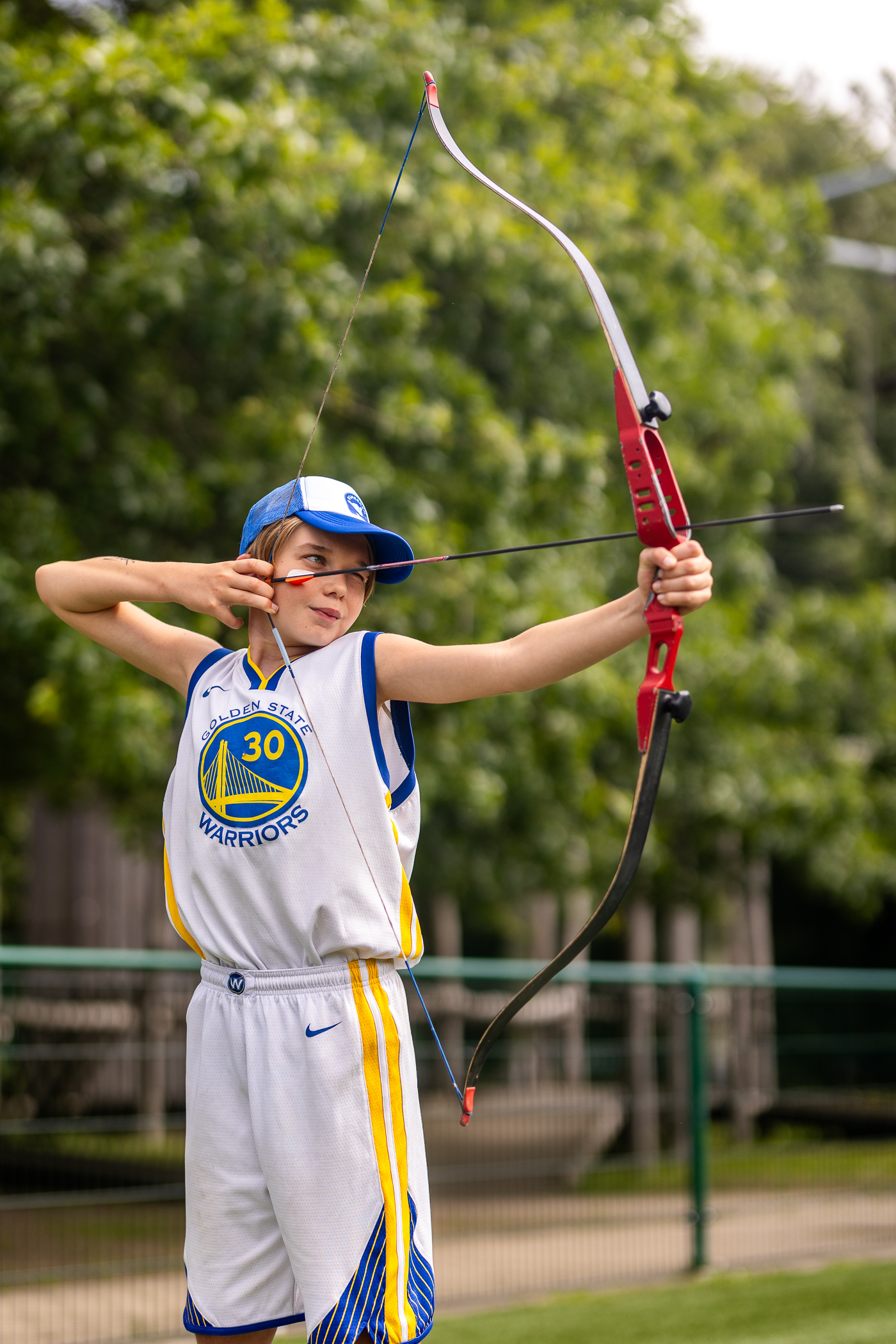 Zomershoot tijdens  de sportkampen